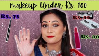 Top 5 Makeup Products Under Rs. 100 / Nidhi Katiyar