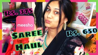 Meesho Saree Haul/ Best Festive Saree Rs. 256 - Rs. 660 from MEESHO / Nidhi Katiyar