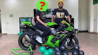 Gifting Her New Superbike - FROM YOUTUBE MONEY ????