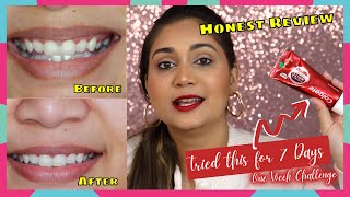 I tried a teeth whitening toothpaste, and here's my honest review / Nidhi Katiyar