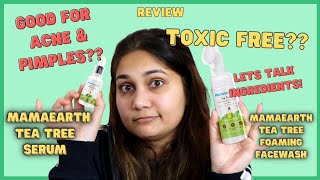 mamaearth Tea Tree Serum & Face Wash Review / Best Products for Acne Prone Skin? Nidhi Katiyar