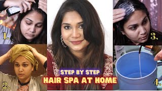 Salon Style Hair Spa at Home  - Step by Step with Himalayan Organics Bhringraj Range / Nidhi Katiyar