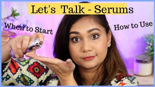 Let's talk face serums ? How, when Which one? + Lakme youth infinity serum review | Nidhi Katiyar