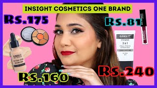 Insight Cosmetics One Brand Makeup + Review / So Affordable / Nidhi Katiyar