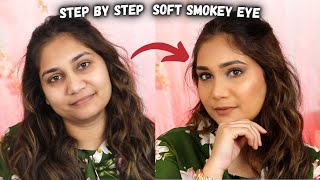 Step by Step SOFT SMOKEY EYE #makeupTutorial / Nidhi Katiyar