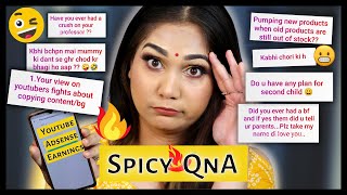 Youtubers Fight, Planning 2nd Baby, My Adsense Earnings& More - Spicy QnA + GRWM / Nidhi Katiyar