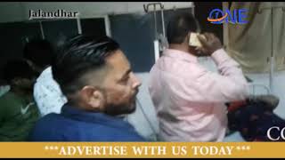 jalandhar के civil hospital में MLR कटवाने को लेकर व्यक्ति ने किया hungama