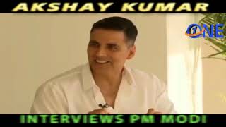 AKSHAY KUMAR INTERVIEWING PM NARENDER MODI of his personal life