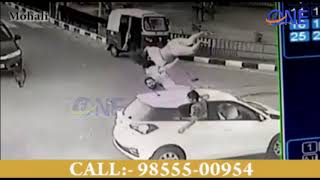 मोहाली में दर्दनाक रोड रैश ड्राइविंग हादसा ,  तेज़ रफ़्तार गाडी से उड़ाया माँ बेटी को CCTV VIRAL VIDEO