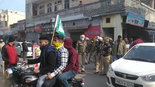 जालंधर कैंट में किसान समर्थकों ने भाजपा नेताओं को किया पैलेस में बंद, पुलिस से तीखी झड़प