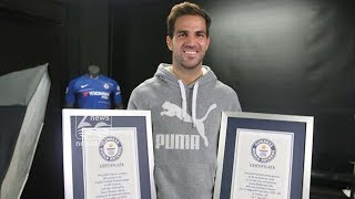 Cesc Fabregas nets Guinness World Record for 100 Premier
