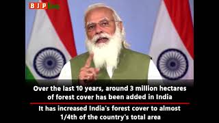 In last 10 years, India has added around 3 million hectares of forest cover: PM Modi