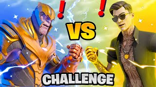 Fortnite Thanos vs Midas Boss Marvel Challenge