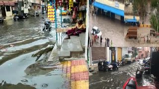 Heavy Rainfall In Hyderabad | Padosi Riyasath Andhra Pradesh Ka Bura Haal | SACH NEWS |