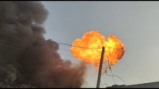 BIG FIRE - Chemical Factory Blast in JALANDHAR