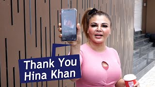 Rakhi Sawant Ne Kyon Bola Hina Khan Ko Thank You, Spotted Video