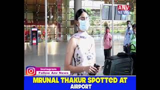 MRUNAL THAKUR SPOTTED AT AIRPORT