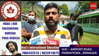 JKP Recruitment Aspirant of Karnah Subdivision staged protest in Karnah.