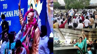 YSR Telangana Party Launch | Lakhs Of People Seen In Rally | Hyderabad | SACH NEWS |