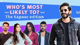 Harsh Varrdhan Kapoor, Sonam Kapoor, Janhvi Kapoor, Arjun Kapoor, Anil Kapoor- Who's Most Likely To?