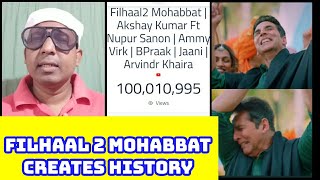 Filhaal2MohabbatSong Creates History By Becoming Fastest Indian MusicVideo To Touch 100Million Views