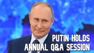 Speaking at the annual Q&A session, Russian President has confirmed he was vaccinated with Sputnik V