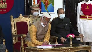 Rajendra Arlekar takes oath as Hon'ble Governor of Himachal Pradesh