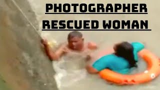 Watch: Photographer Rescued Woman Who Fell Into The Sea Near Gateway Of India