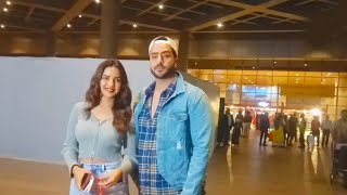 Cutest Couple Aly Goni & Jasmin Bhasin Spotted At Airport