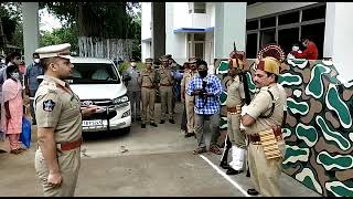 SP Siddharth Kaushal Charge | పోలీస్ సెల్యూట్ | social media live
