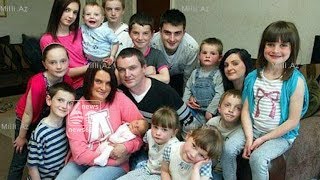 radfod family; mother having 21 children