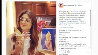 Shilpa Shetty' 24k golden ice cream