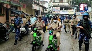 Rapid Action Force Ka Old City Mein Flag March | Hyderabad | SACH NEWS |