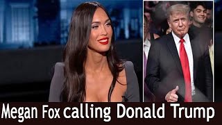 Megan Fox sets record straight after calling Donald Trump a 'legend' at UFC 264