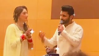 Rahul Vaidya Sings MADHANYA For Disha Parmar During Reception