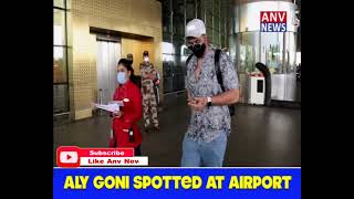 ALY GONI SPOTTED AT AIRPORT