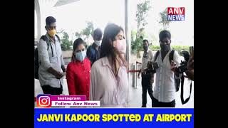JANVI KAPOOR SPOTTED AT AIRPORT