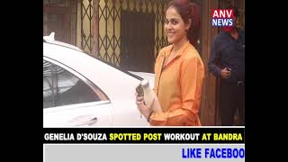 GENELIA D'SOUZA SPOTTED POST WORKOUT AT BANDRA