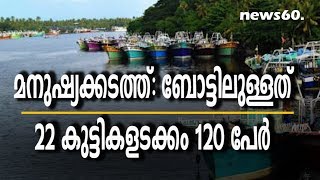 munambam human trafficking; 22 childrens in boat