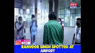 RANVEER SINGH SPOTTED AT AIRPORT