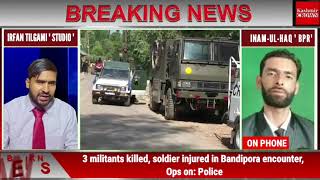 3 militants killed, soldier injured in Bandipora encounter, Ops on: Police
