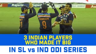3 Indian Players Who Emerged As Superstars In The ODI Series Against Sri Lanka