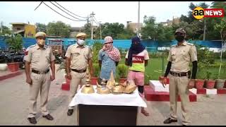 मंदिर के कलश चोर पकड़े, Brass Kalash recovered PS Rajpark