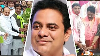 KTR Birthday Celebration In Hyderabad | HM Mehmood Ali And Party Leaders Celebrating | SACH NEWS |