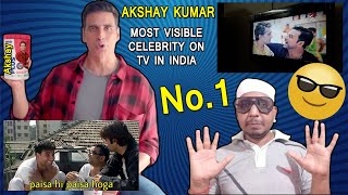 AkshayKumar Is MostVisible Celebrity In INDIA On TV,AkshayKumar Ke Paas Sabhi Heroes Se Jyada Ad Hai