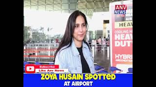 ZOYA HUSSAIN SPOTTED AT AIRPORT