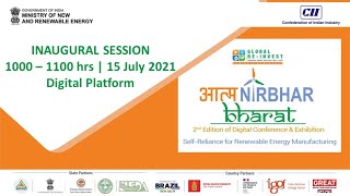 Inaugural Session: Aatmanirbhar Bharat - Self-Reliance for Renewable Energy Manufacturing