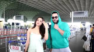 Aly Goni & Jasmin Bhasin Spotted At The Airport