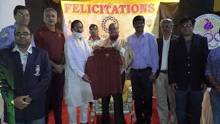 Opp leader DIgambar Kamat felicitated by Goa Olympic association as a part of its awareness program
