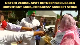 Watch: Verbal Spat Between SAD Leader Harsimrat Kaur, Congress’ Ravneet Singh | Catch  News
